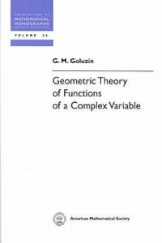 Geometric Theory of Functions of a Complex Variable