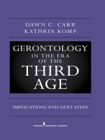 Gerontology in the Era of the Third Age
