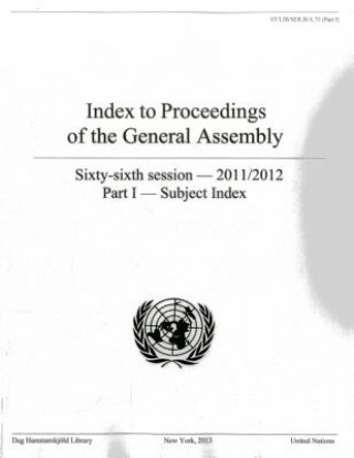 Index to proceedings of the General Assembly