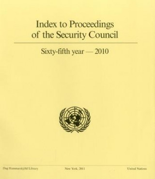 Index to proceedings of the Security Council sixty-fifth year, 2010