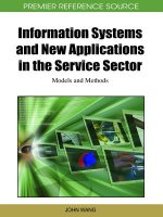 Information Systems and New Applications in the Service Sector
