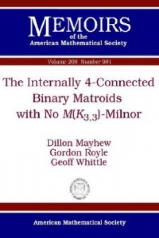 Internally 4-Connected Binary Matriods with No M(K3,3)-Minor