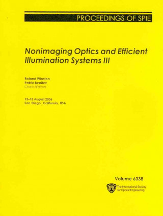 Nonimaging Optics and Efficient Illumination Systems Pt. III