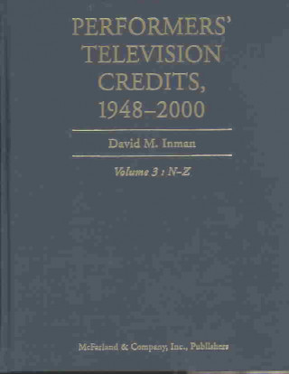 Performers' Television Credits 1948-2000