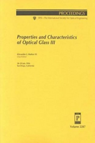 Properties and Characteristics of Optical Glass III