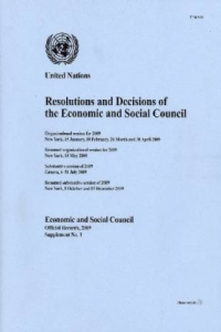 Resolutions and Decisions of the Economic and Social Council