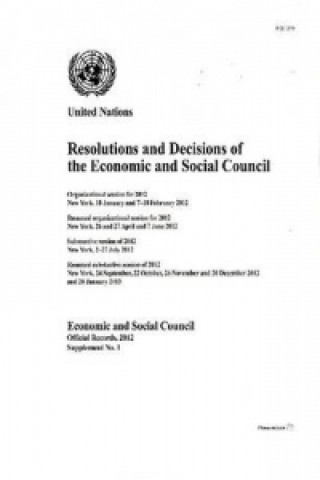 Resolutions and decisions of the Economic and Social Council