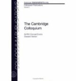 Cambridge Colloquium
