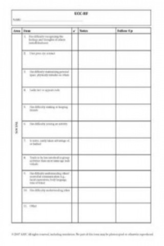 Underlying Characteristics Checklists - High-Functioning Autism (UCC-HF)