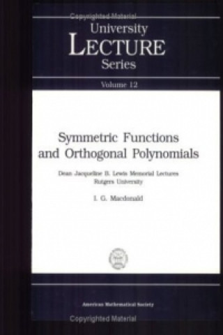 Symmetric Functions and Orthogonal Polynomials
