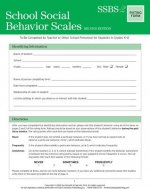 School Social Behavior Scales  Rating Scales