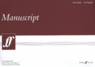 75-page A3 Manuscript Pad, 18-stave