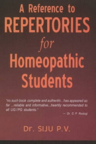 Reference to Repertories for Homeopathic Students
