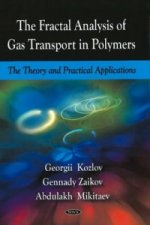 Fractal Analysis of Gas Transport in Polymers