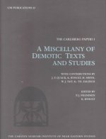 Miscellany of Demotic Texts and Studies