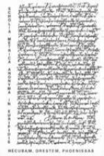 Scholia metrica anonyma in Euripidis Hecubam, Orestem, Phoenissas