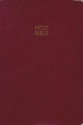 KJV, End-of-Verse Reference Bible, Giant Print, Leathersoft, Burgundy, Red Letter Edition