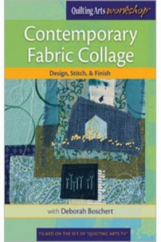 Contemporary Fabric Collage Design Stitch & Finish