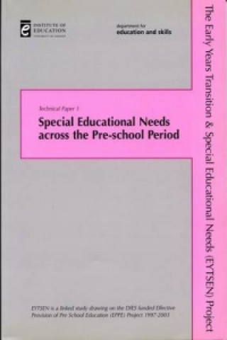 Special Educational Needs across the Pre-School Period