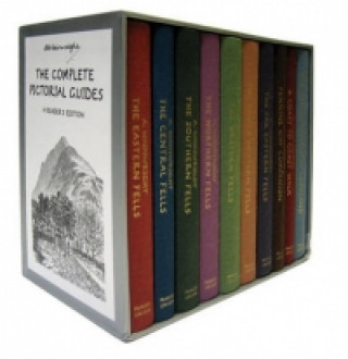 Complete Reader's Edition Boxed Set of Enlarged, Cloth-bound Pictorial Guides to the Lakeland Fells (Lake District & Cumbria)
