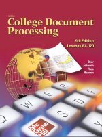 Gregg College Keyboarding and Document Processing (GDP), Kit 2 for Word 2003 (Lessons 61-120)