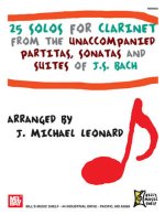 BACH 25 SOLOS LEONARD CLT BK