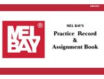 PRACTICE RECORD ASSIGNMENT BOOK