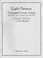 8 FAMOUS TRUMPET CORNET SOLOS ARRANGED A