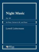 LIEBERMANN NIGHT MUSIC OP109 FLUTECLARIN
