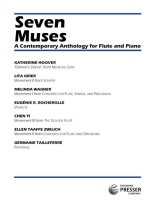 SEVEN MUSES A CONTEMPORARY ANTHOLOGY FLU
