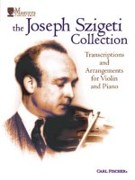 SZIGETI COLLECTION VIOLIN & PIANO