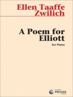 ZWILICH A POEM FOR ELLIOTT PIANO SOLO