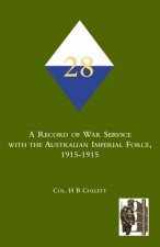 28th. A Record of War Service with the Australian Imperial Force, 1915-1915