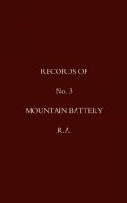 Records of No 3 Mountain Battery R.A.