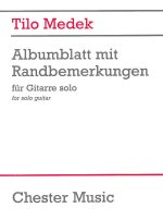 Albumblatt Mit Randbemerkungen