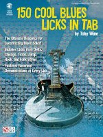 150 COOL BLUES LICKS GTR TAB BKCD