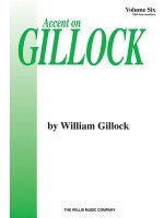 ACCENT ON GILLOCK VOL 6 PF BK