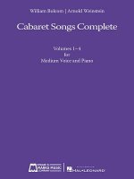BOLCOM CABARET SONGS COMP VOL14 BK