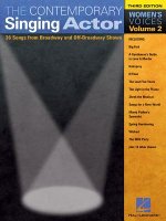 CNTMP SINGING ACTOR WOM ED REV VOL 2