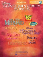Disney Contemporary Songs for High Voice