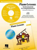 HL STUD PF LIB PF LESSSONS 3 CD