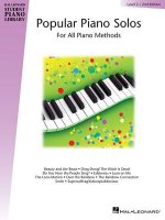 Popular Piano Solos Level 2 For All Pian