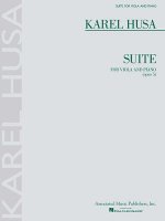 Husa Karel Suite for Viola and Piano Op 5 Vla/Pf Bk