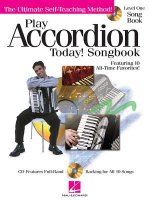 PLAY ACCORDION TODAY SNGBK 1 BKCD