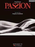 SONDHEIM PASSION REV ED VS BK