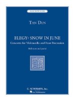 TAN DUN ELEGY SNOW IN JUNE SCPTS