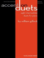 WILLIS GILLOCK ACCENT ON DUETS PF