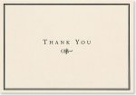 Thank You Notes Black/cream