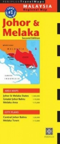 Johor & Melaka Travel Map Second Edition