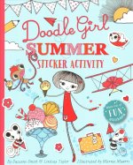 Doodle Girl Summer Sticker Activity